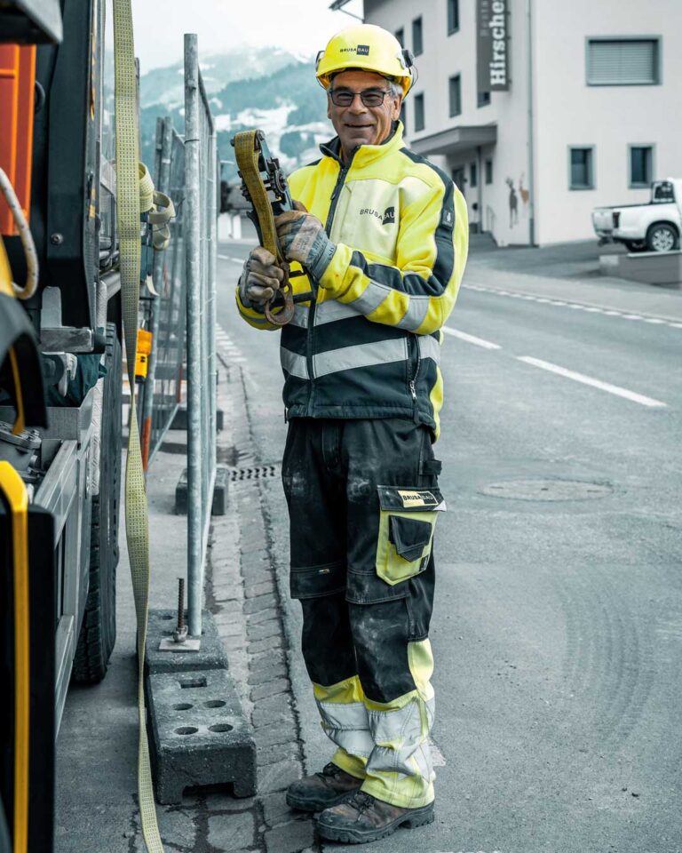 Robert Reichmuth bei der Arbeit kurz vor der Pension.