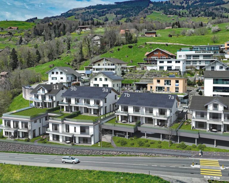 Visualisierung der Wohnüberbauung Sonnenrain