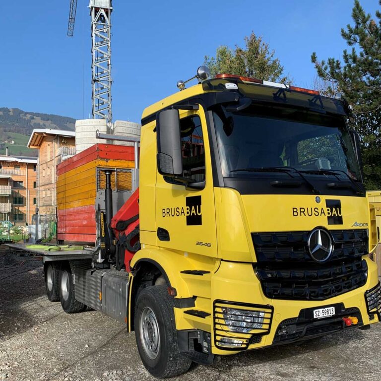 Lastwagen von Brusa Bau